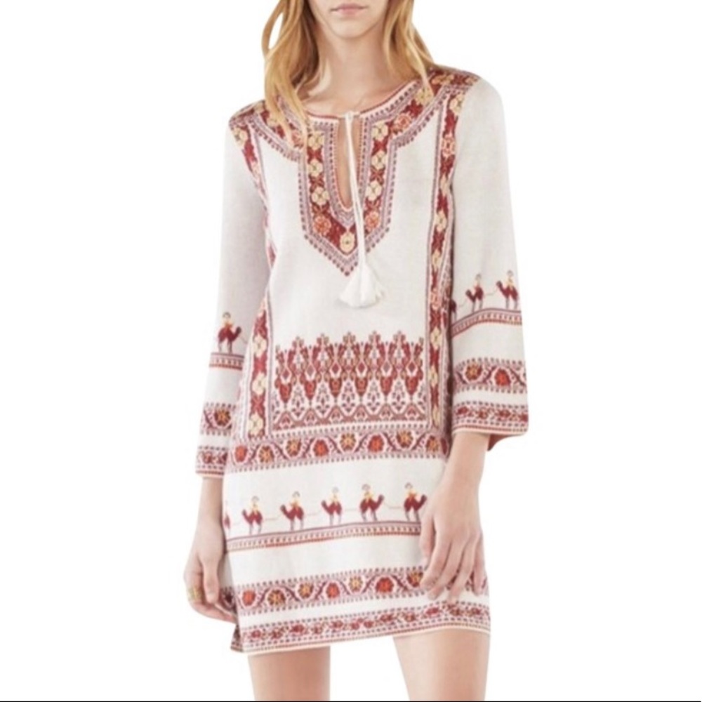 BCBG 'Antonena' caravan camel sweater dress XS